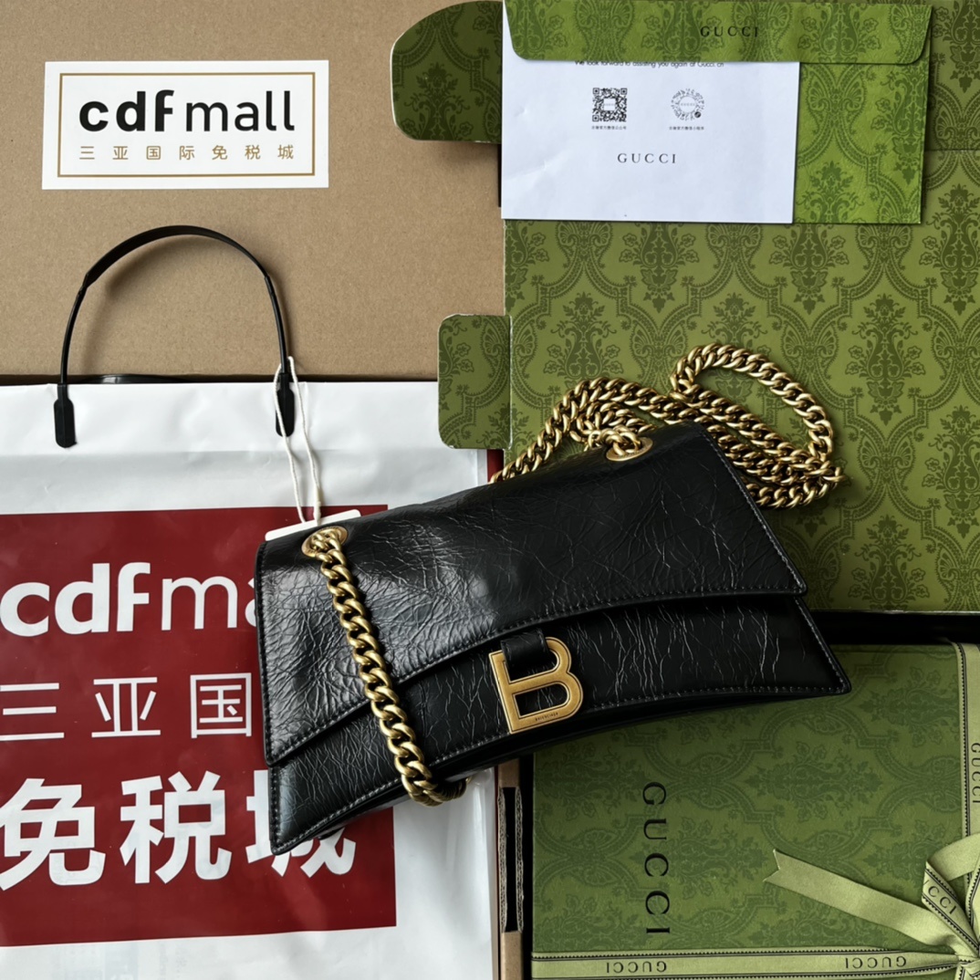 原厂皮配Cdfmall三亚免税店手提袋来自巴黎世家22年秋冬系列Crush气场强大的实用型大包包强势回归