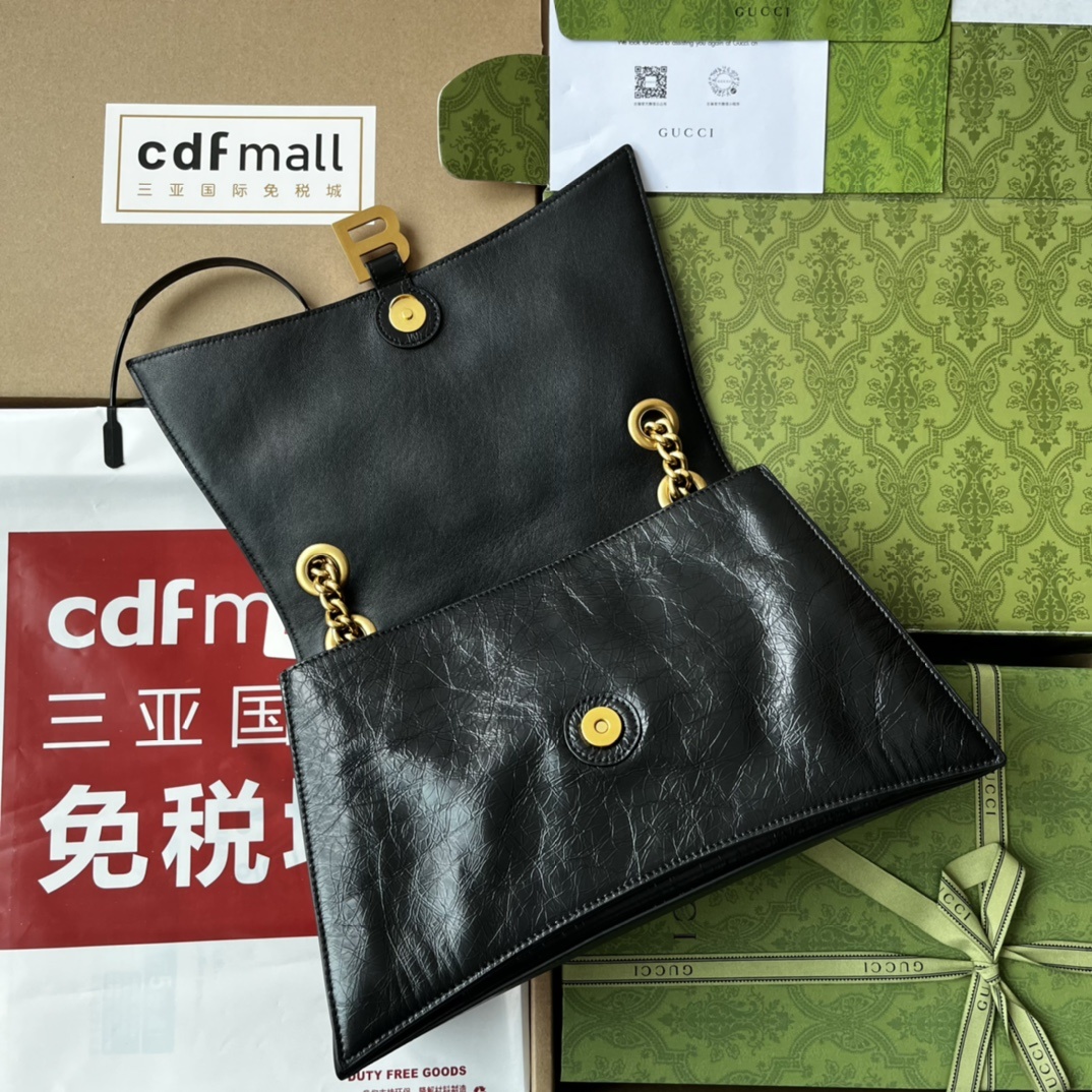 原厂皮配Cdfmall三亚免税店手提袋来自巴黎世家22年秋冬系列Crush气场强大的实用型大包包强势回归
