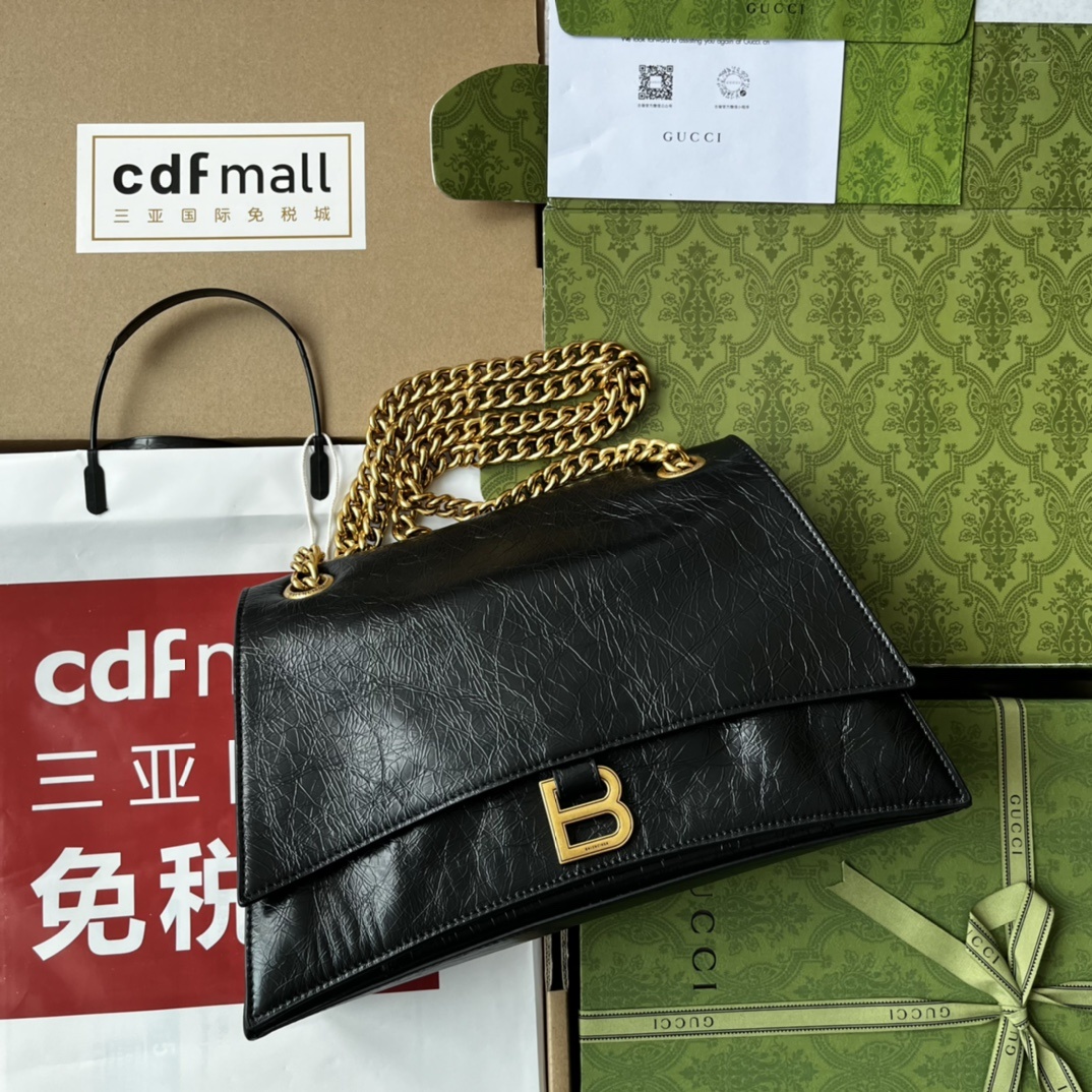 原厂皮配Cdfmall三亚免税店手提袋来自巴黎世家22年秋冬系列Crush气场强大的实用型大包包强势回归