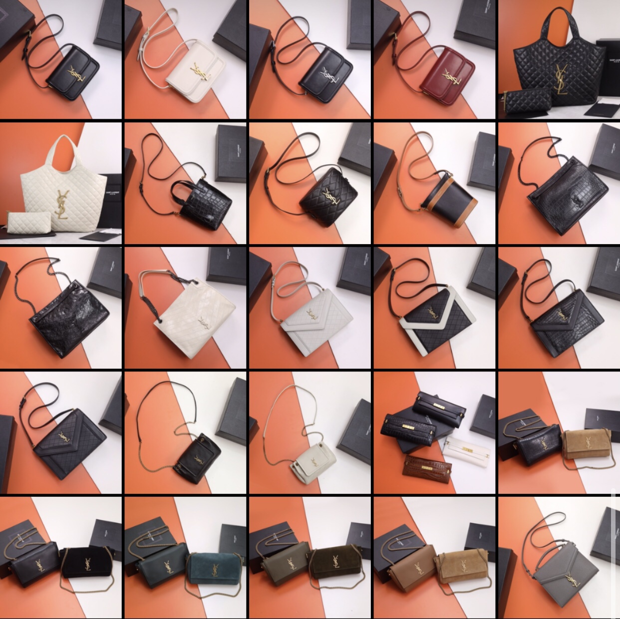 Saint Laurent Manhattan Black 24cm crossbody everyday