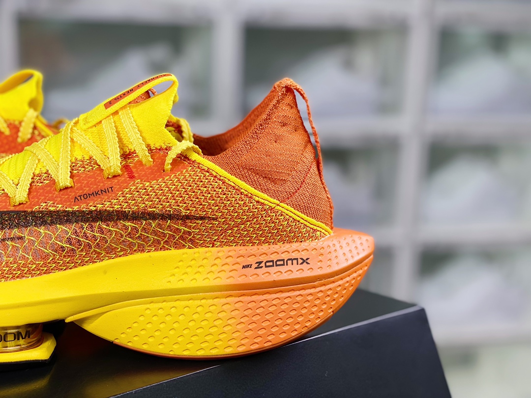 280 Air ZoomX AlphaFly NEXT% 2”Sun Orange/Yellow/Black”阿尔法2代慢跑鞋“针织太阳橙黄黑”DV9422-900