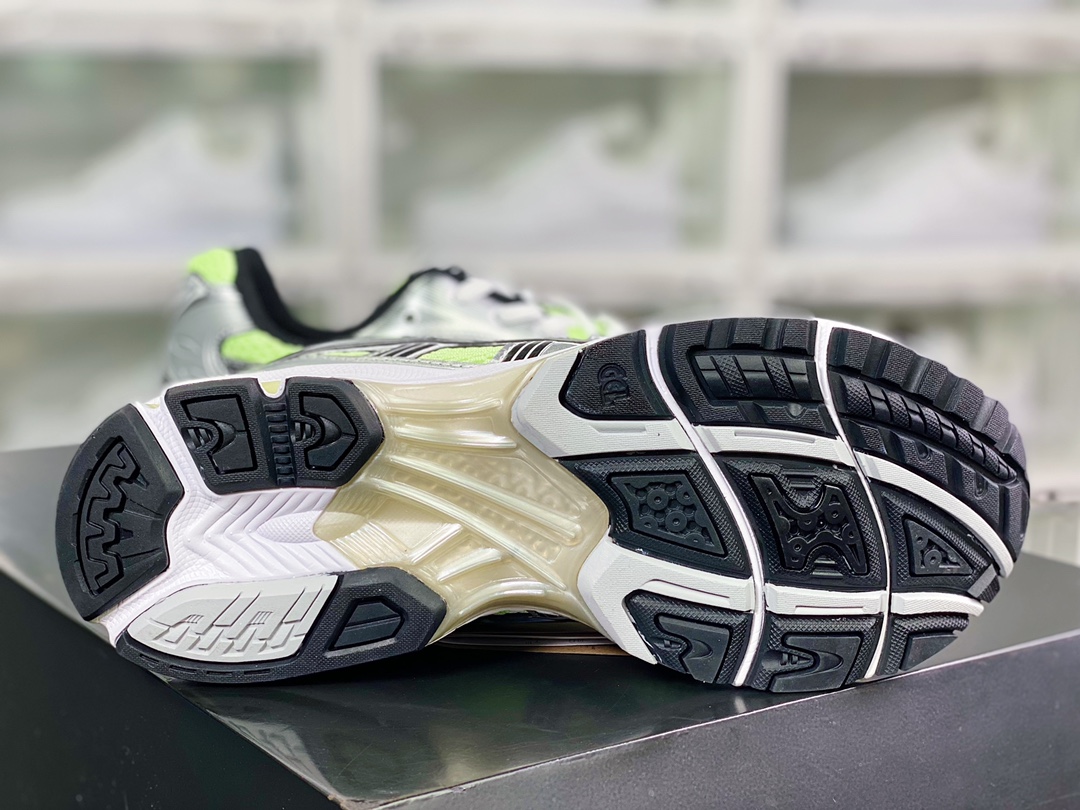 /ASICS GEL - KAYANO 14 Series Lightweight Cushioning Casual Sports Running Shoes ”Silver Black Lime Green” 1201A019-751