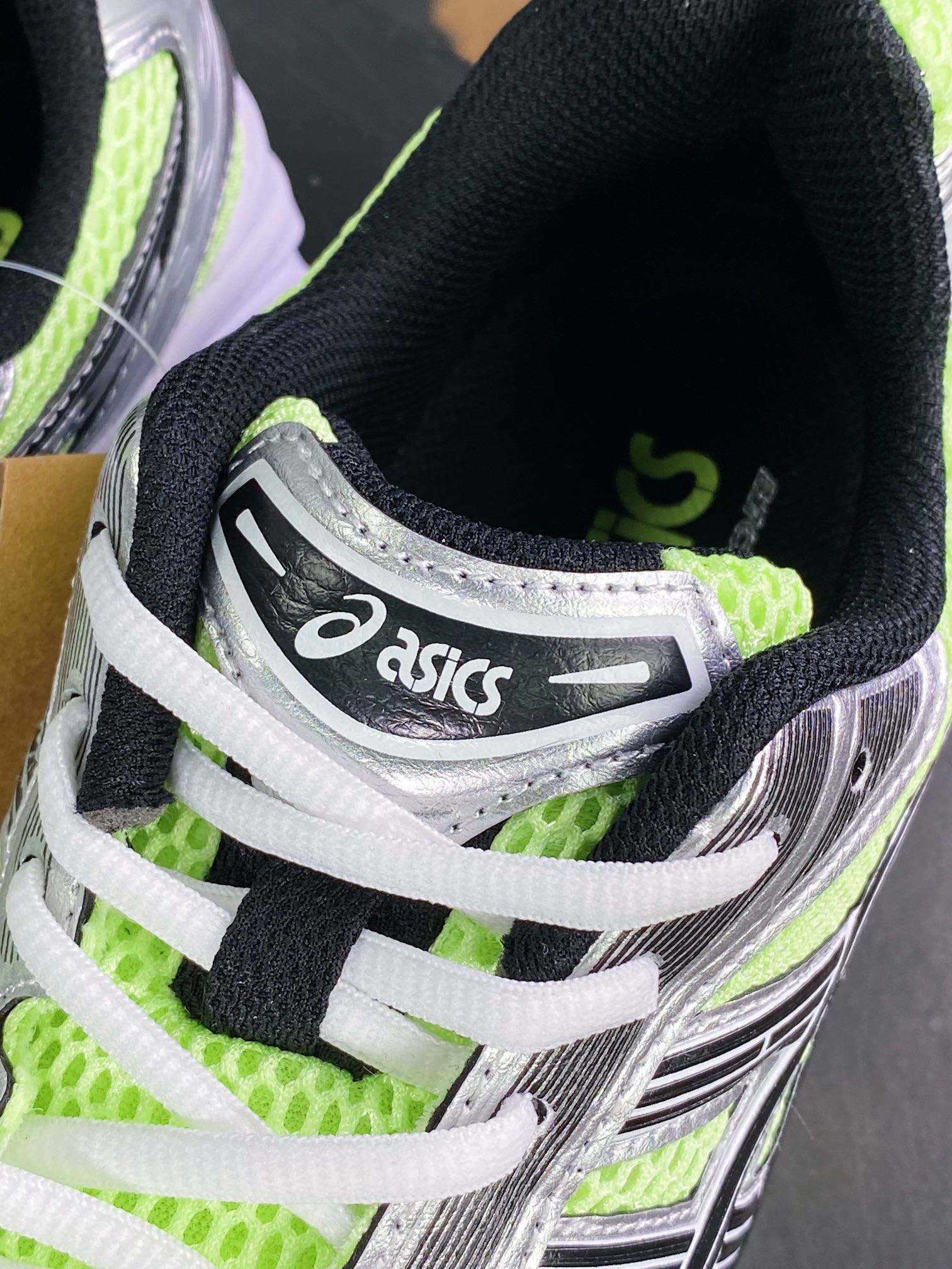 /ASICS GEL - KAYANO 14 Series Lightweight Cushioning Casual Sports Running Shoes ”Silver Black Lime Green” 1201A019-751