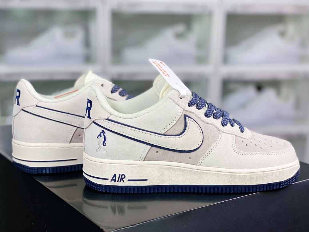 260 Air Force 1 Low Premium PE”Four Horsemen” “麂皮浅灰午夜蓝四骑士”DZ3696-006