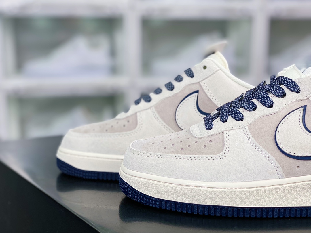 260 Air Force 1 Low Premium PE”Four Horsemen” “麂皮浅灰午夜蓝四骑士”DZ3696-006