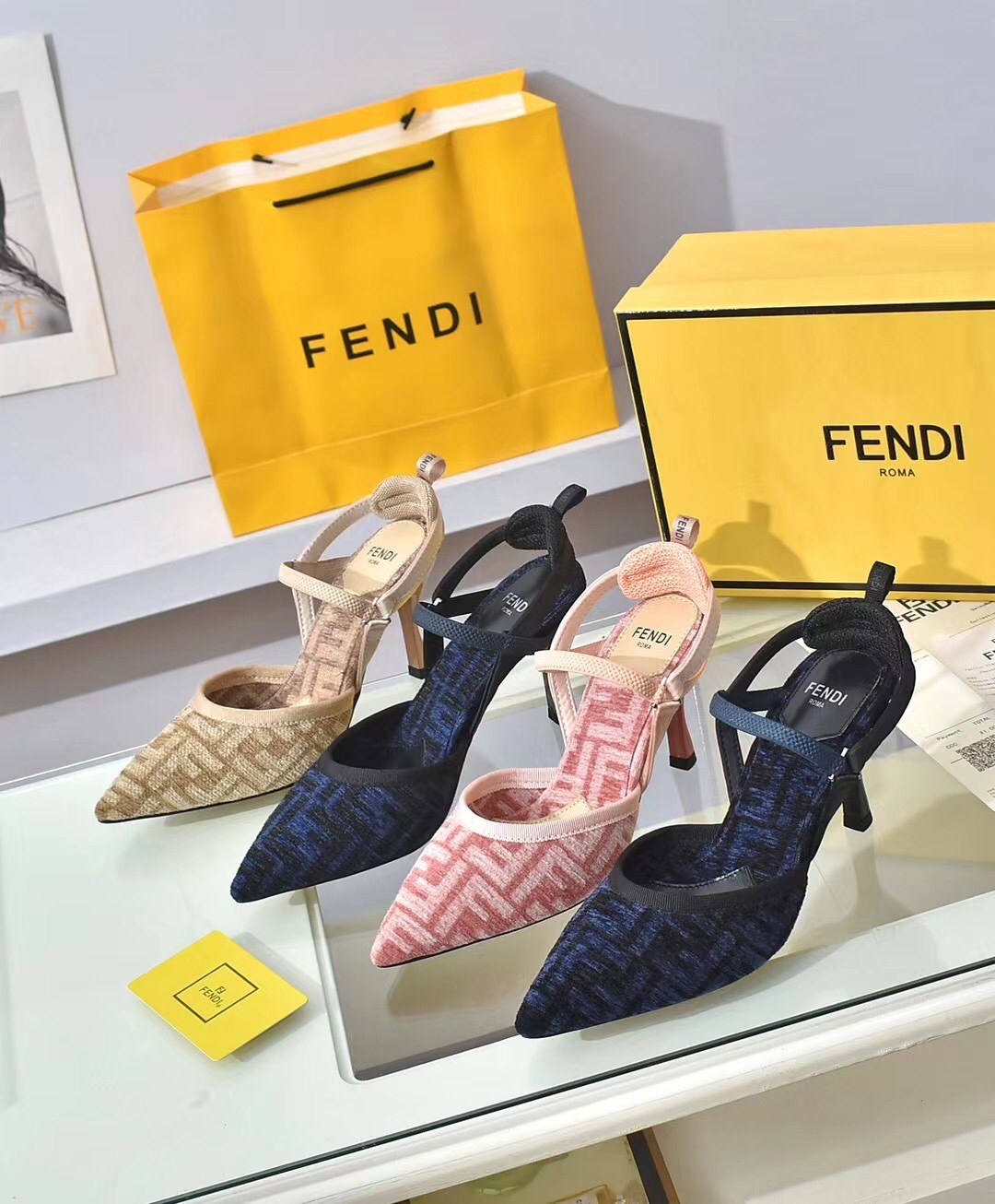 fábrica a cabo: el nuevo contador de Fendi sitio web oficial nuevas sandalias de tacón alto / talón,