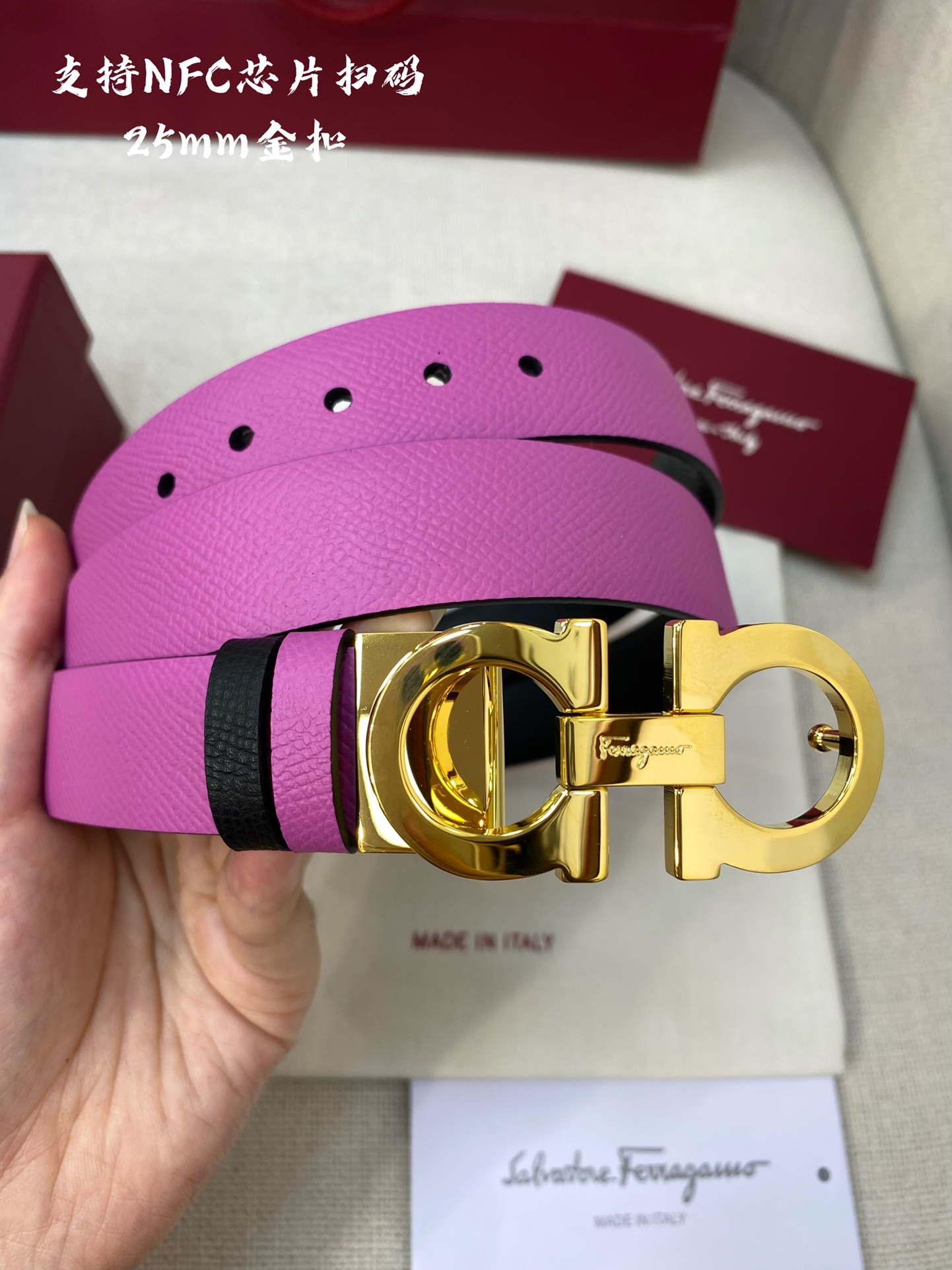 Ferragamo25mm金属Gan