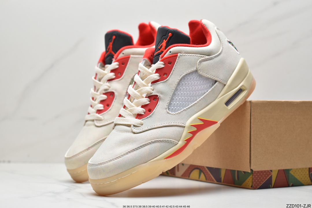 Air Jordan 5 Low ”Chinese New Year” AJ5 Joe 5 China Limited Low Basketball Shoes DD2240-100-Top High Quatity Cheap Sneakers Fashion Clothing Clothes Bags handbags Shoes of all Brand wholesale With The best Quality And Beautiful Price from China Factory Chinese suppliers wholesaler seller Air Jordan 5 Low ”Chinese New Year” AJ5 Joe 5 China Limited Low Basketball Shoes DD2240-100