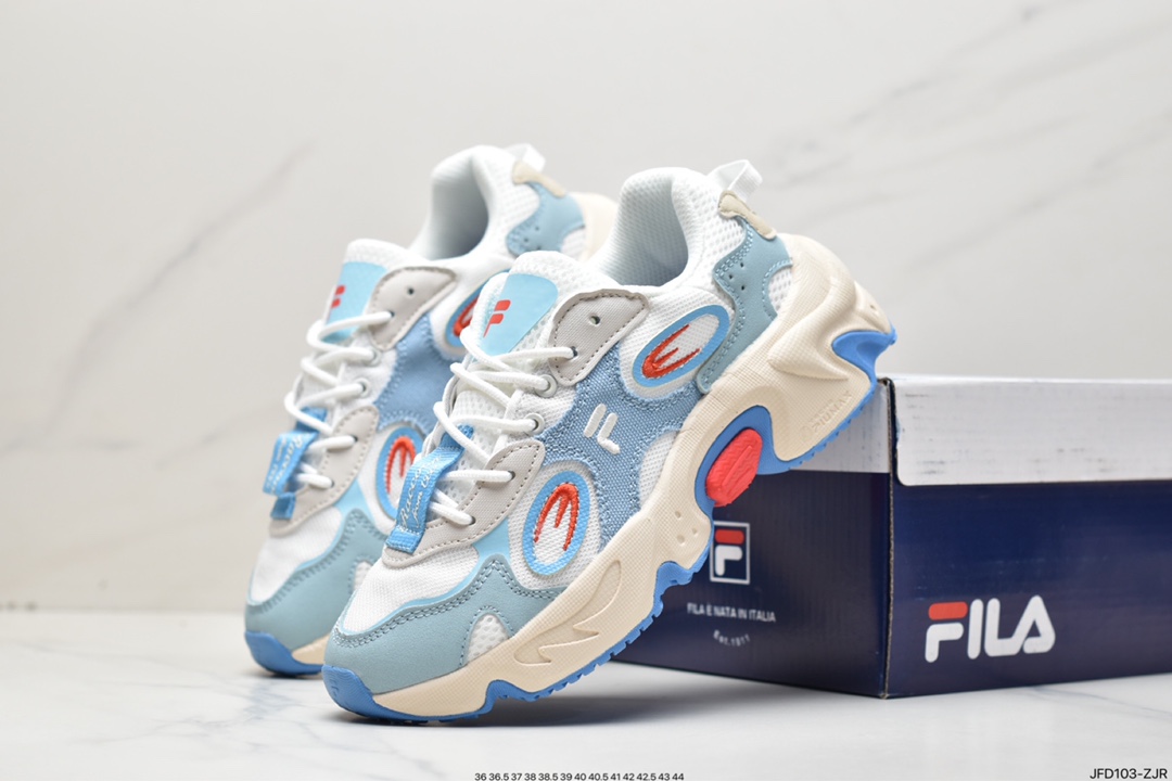 In spring, FILA FUSION launched a series of big-eyed daddy shoes with new Italian sports aesthetics. Fila FUSION Arceus T12W217314FBK