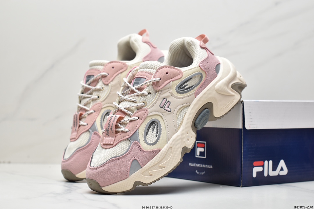 In spring, FILA FUSION launched a series of big-eyed daddy shoes with new Italian sports aesthetics. Fila FUSION Arceus T12W217314FBK