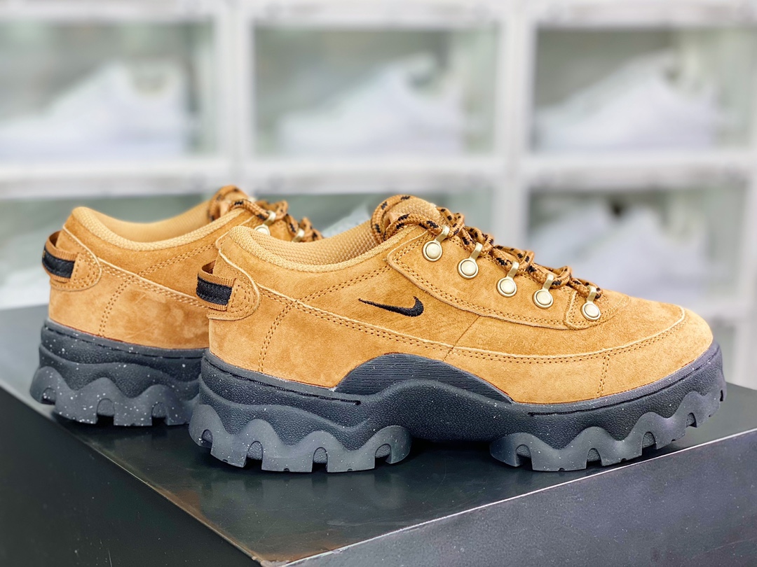 Wmns Lahar Low ”Wheat Black” Lahar series low-top mountain climbing shoes ”suede wheat yellow brown black” DB9953-700