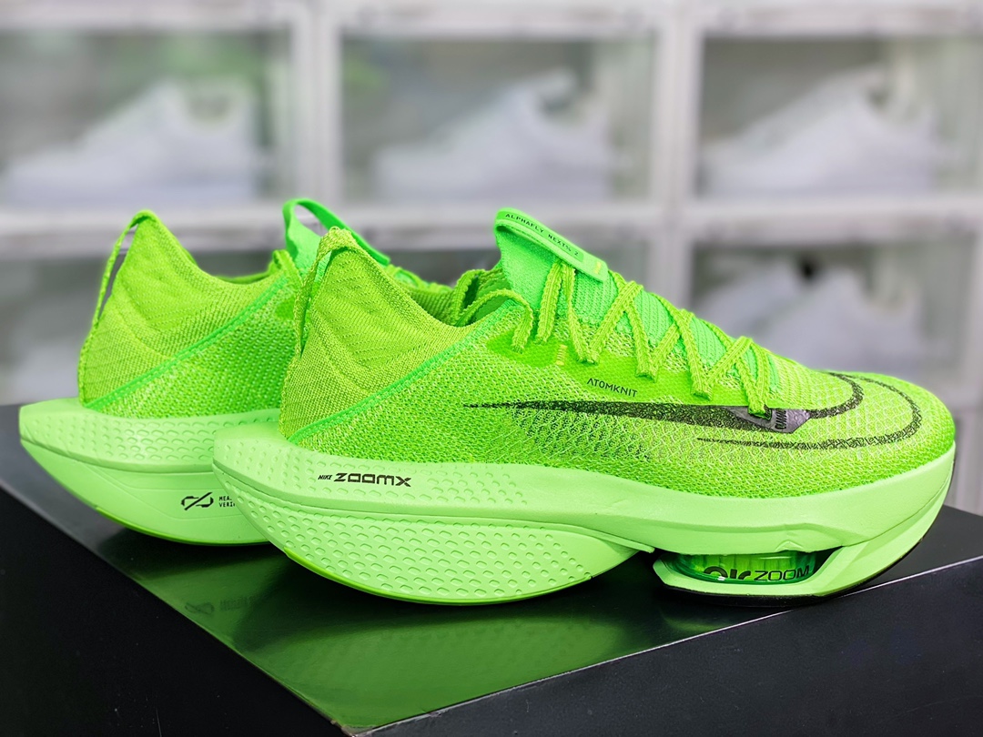 300 Air ZoomX AlphaFly NEXT% 2”Grass Green/Black”阿尔法2代系列慢跑鞋“针织草绿黑”DV9422-800