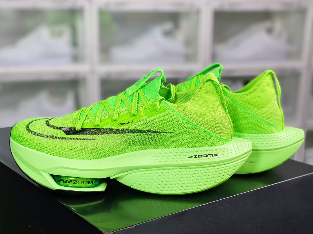 300 Air ZoomX AlphaFly NEXT% 2”Grass Green/Black”阿尔法2代系列慢跑鞋“针织草绿黑”DV9422-800