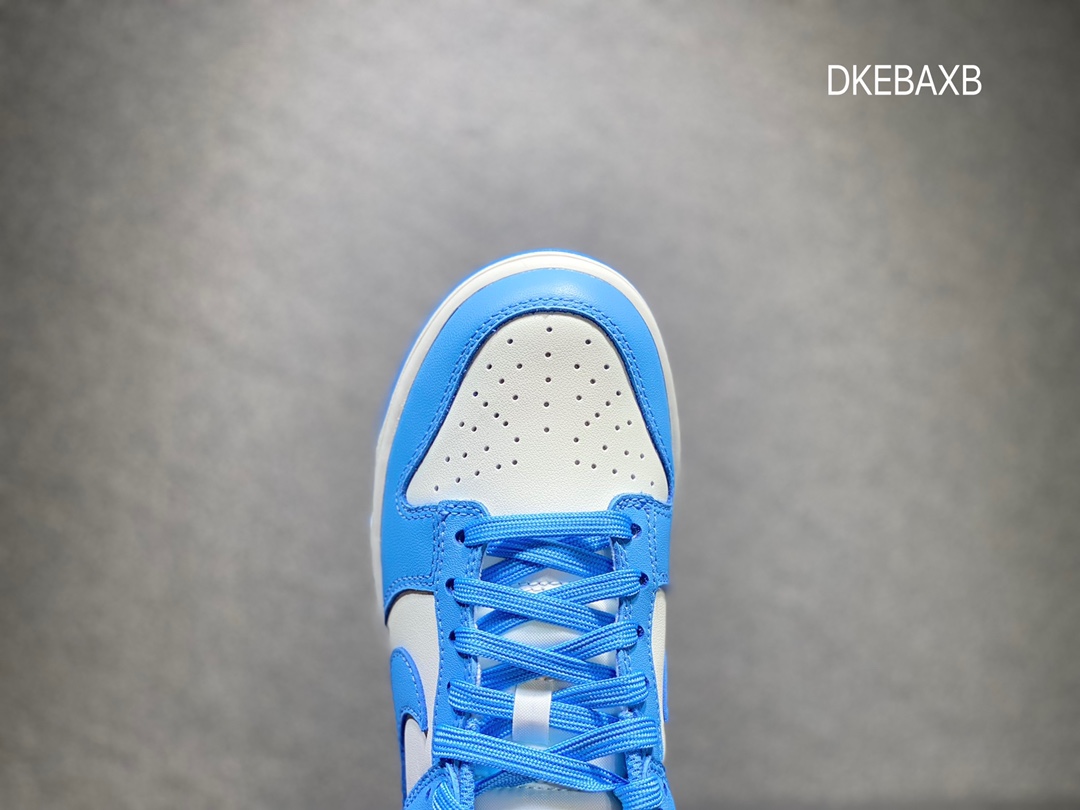 320 外贸版「升级版」 Nike SB dunk Low 休闲板鞋 北卡蓝DD1503-100