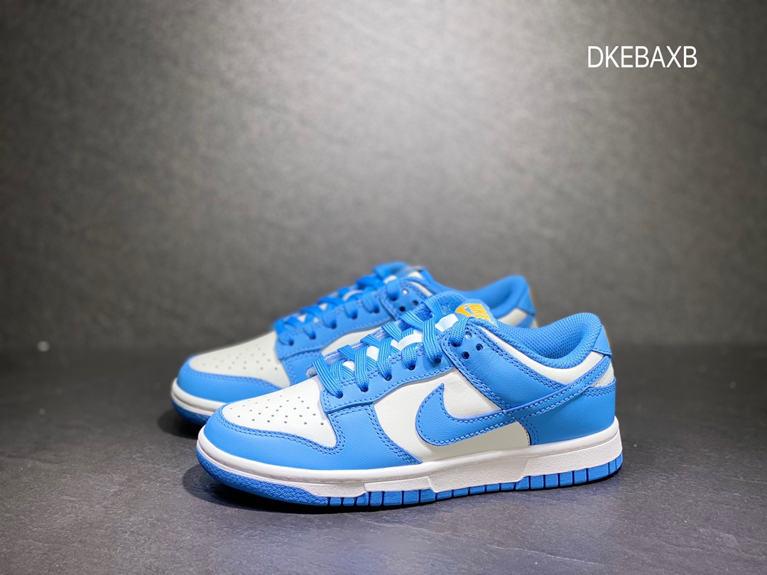 320 外贸版「升级版」 Nike SB dunk Low 休闲板鞋 北卡蓝DD1503-100