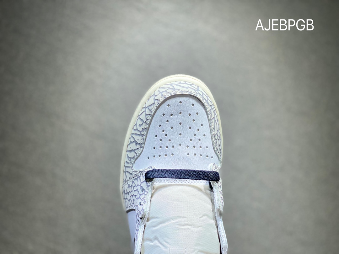 320 Air Jordan 1 乔丹1代 AJ1 灰白蛇纹 爆裂纹 篮球鞋 DZ5485-052