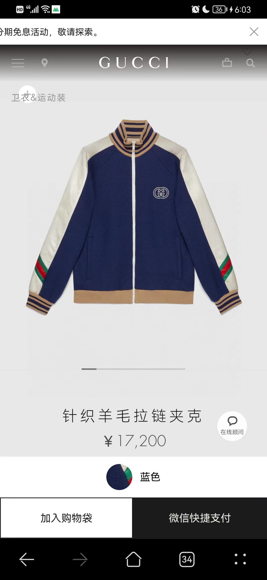 Gucci 2022ss系列刺绣运动套装