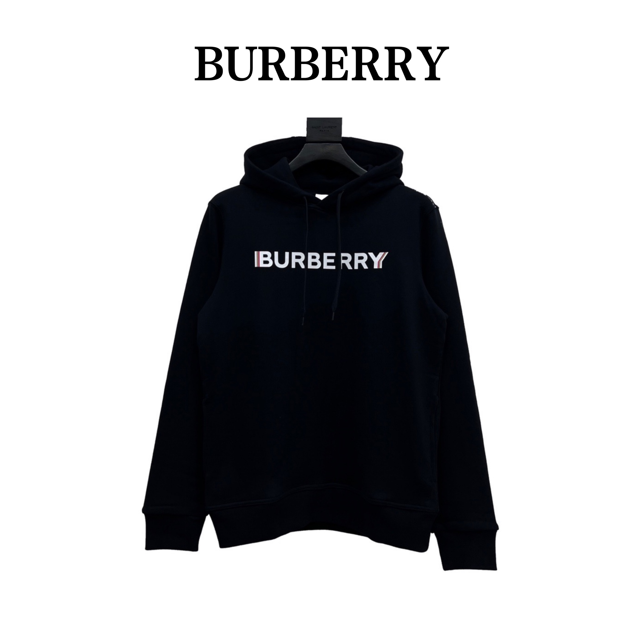 Burberry/巴宝莉BBR 22FW 3D字母印花连帽卫衣