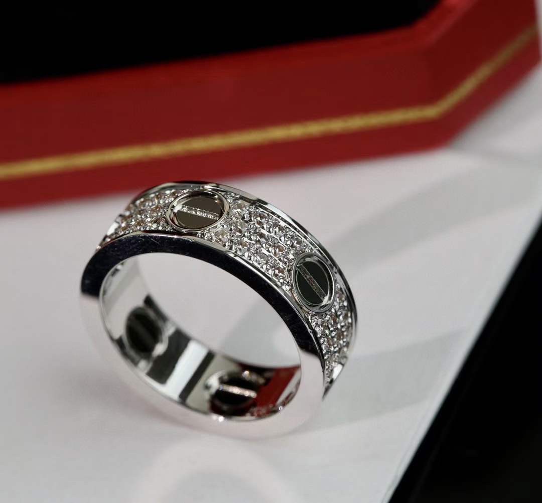Cartier 卡地亚/Cartier 满天星黑钉戒指