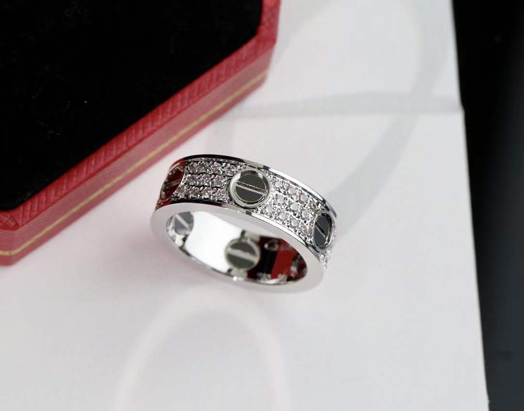 Cartier 卡地亚/Cartier 满天星黑钉戒指