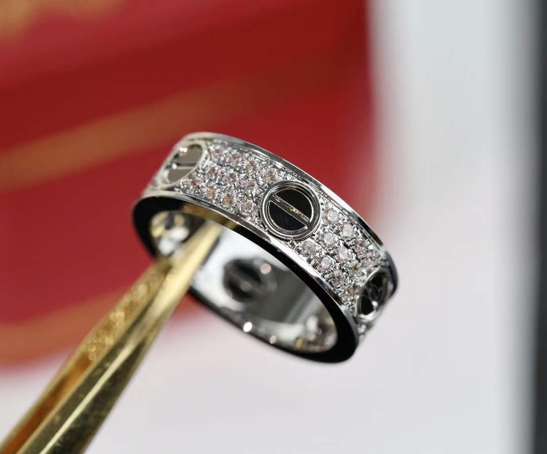 Cartier 卡地亚/Cartier 满天星黑钉戒指