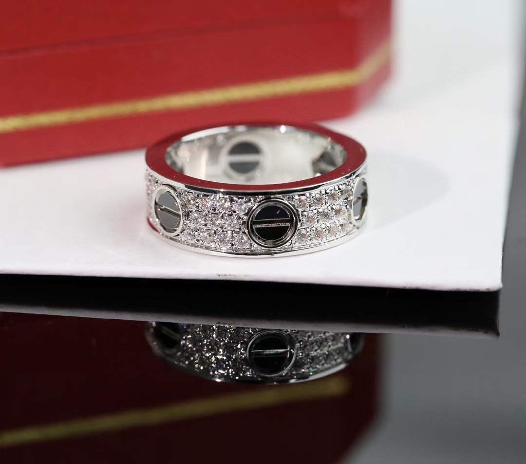 Cartier 卡地亚/Cartier 满天星黑钉戒指