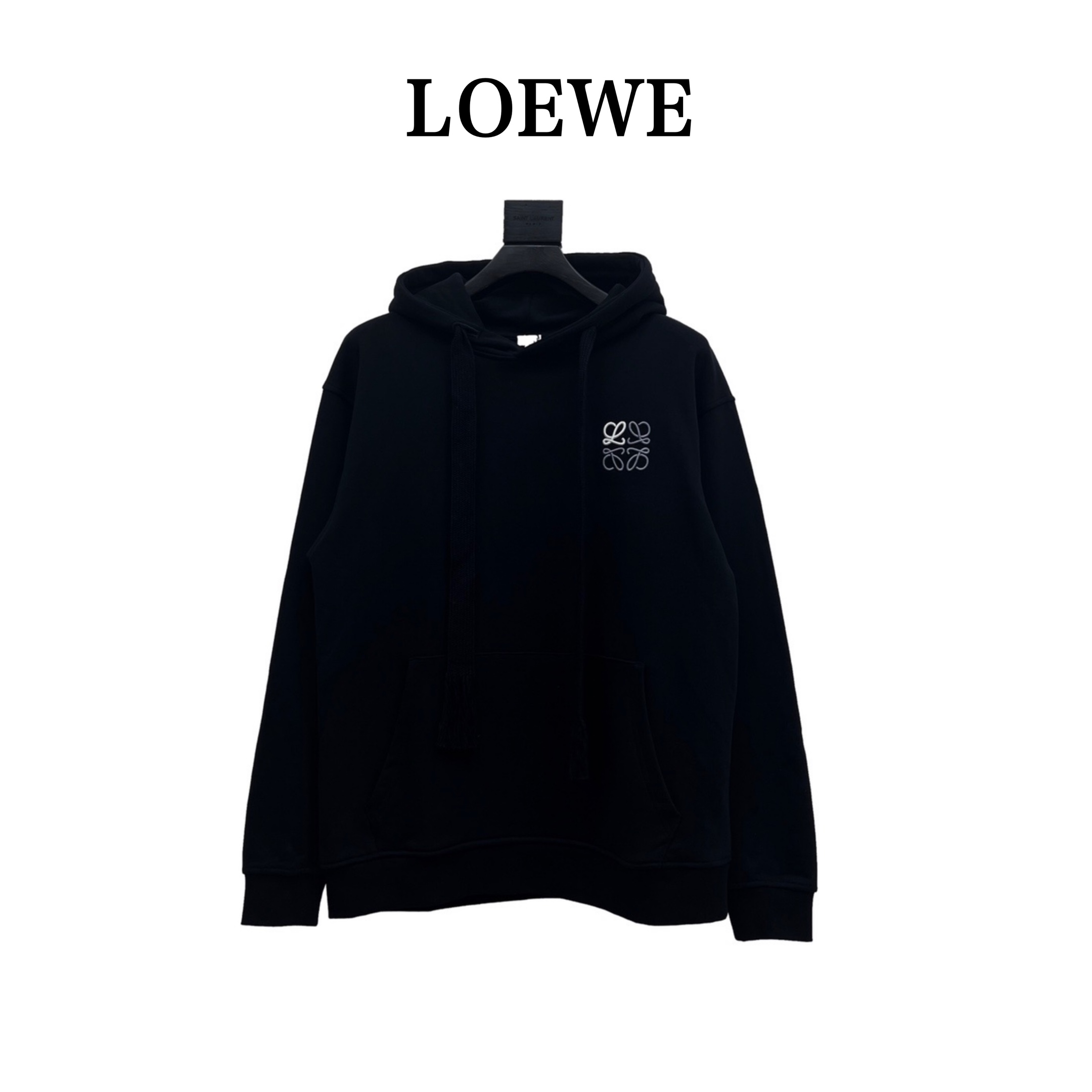 Loewe/罗意威 22Fw 经典撞色logo刺绣连帽卫衣