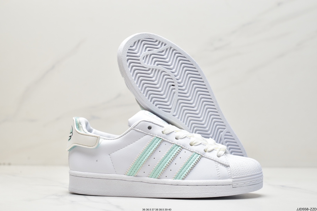 adidas Originals Superstar shell head classic casual sports shoes HO3479