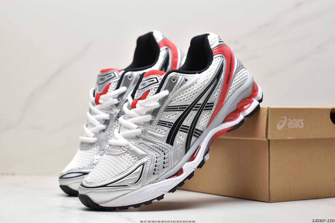 Japanese professional running shoes brand /ASICS GEL - KAYANO 14 series lightweight cushioning casual sports running shoes 1201A457-100