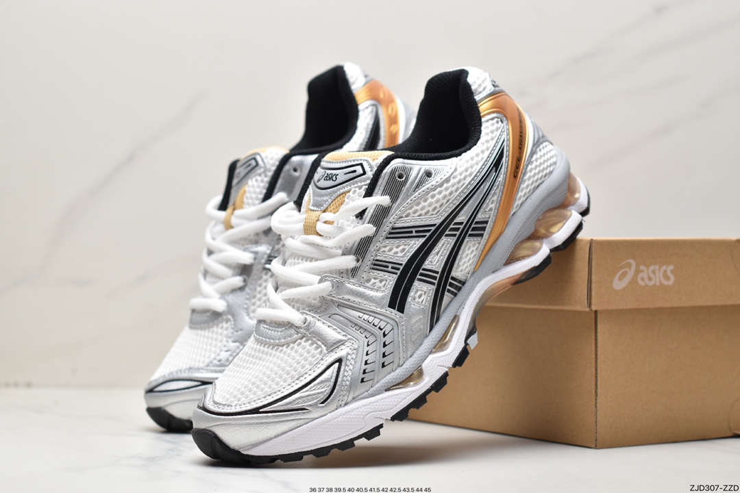 Japanese professional running shoes brand /ASICS GEL - KAYANO 14 series lightweight cushioning casual sports running shoes 1201A457-100