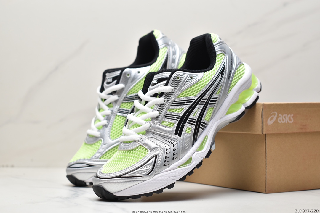 Japanese professional running shoes brand /ASICS GEL - KAYANO 14 series lightweight cushioning casual sports running shoes 1201A457-100