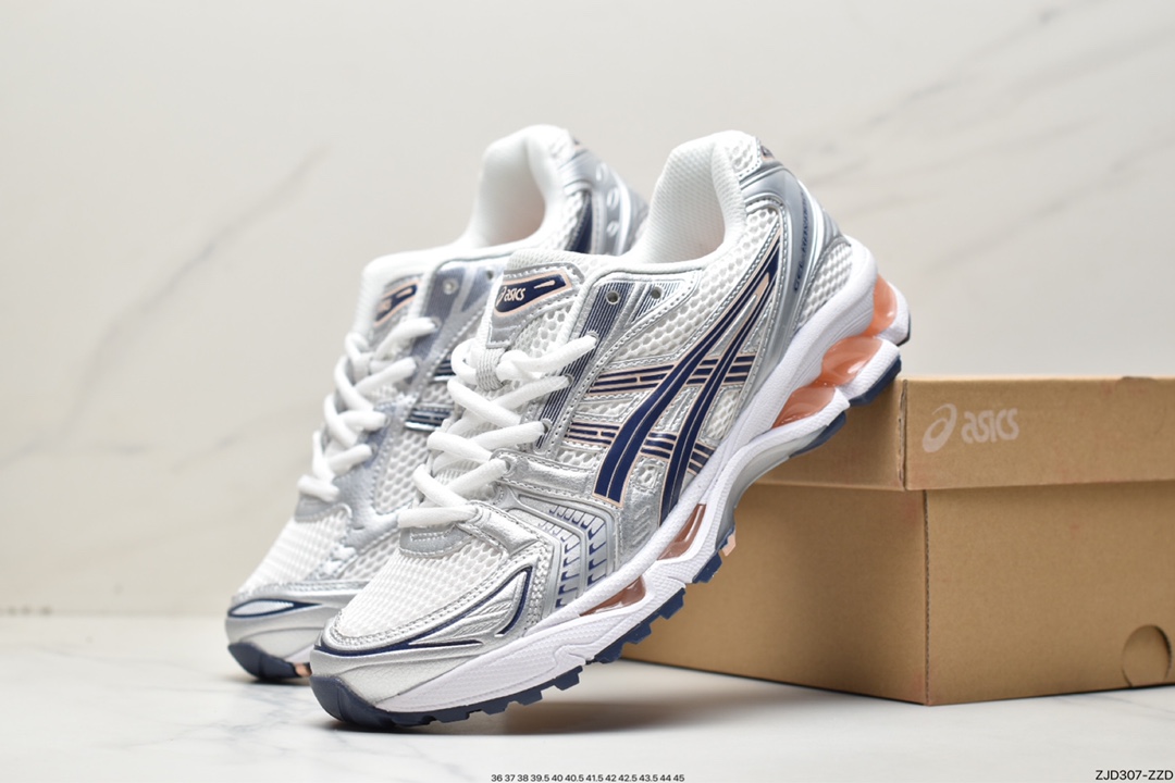 Japanese professional running shoes brand /ASICS GEL - KAYANO 14 series lightweight cushioning casual sports running shoes 1201A457-100