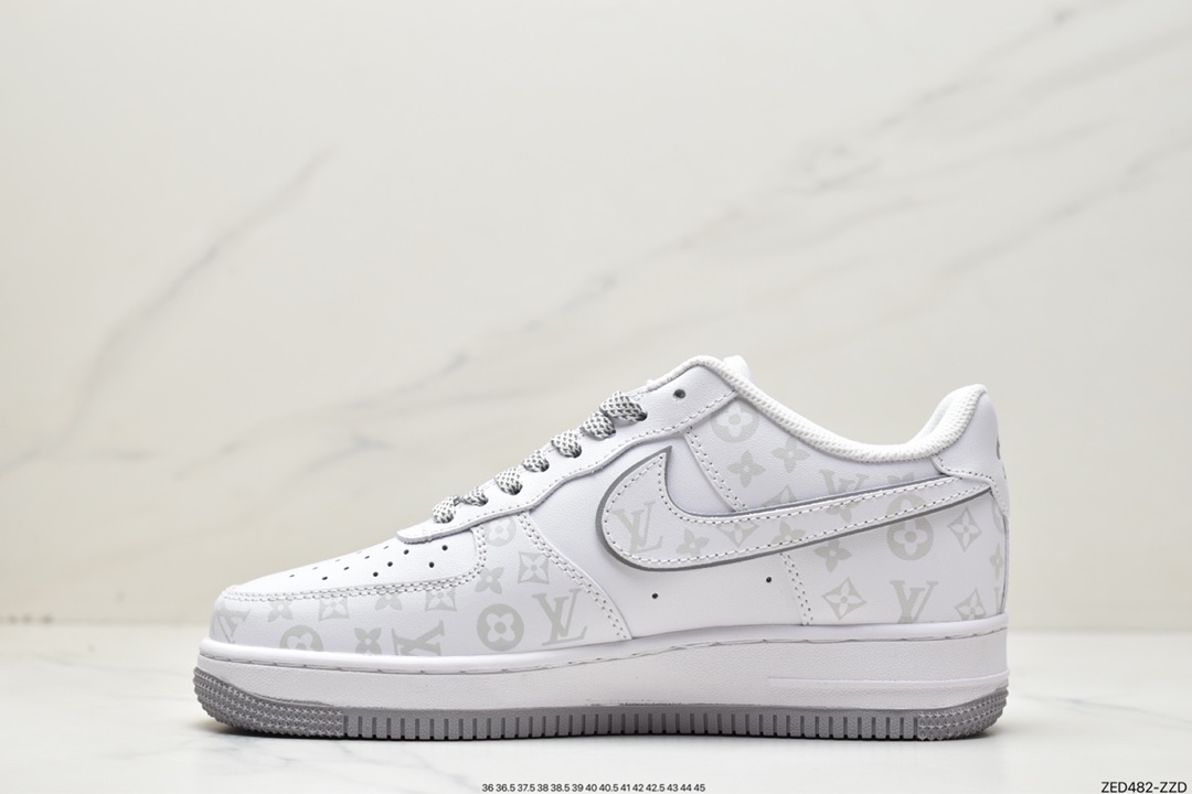 260 海外限量发售！NIke Air Force 1 '07 Low “LV联名卡其--暗夜精灵”空军一号 DR9868-200