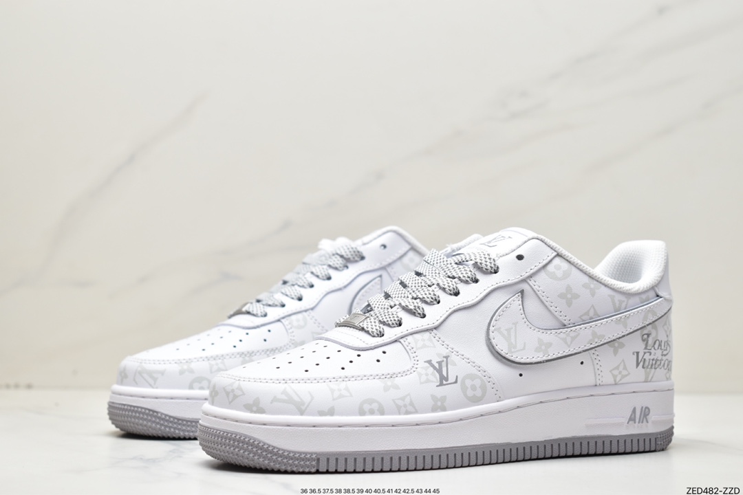 260 海外限量发售！NIke Air Force 1 '07 Low “LV联名卡其--暗夜精灵”空军一号 DR9868-200