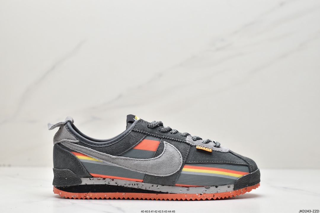 160 联乘洛杉矶知名店铺Union LA xNike Cortez Low"Black"阿甘改良初代低帮慢跑鞋 DR1413-015