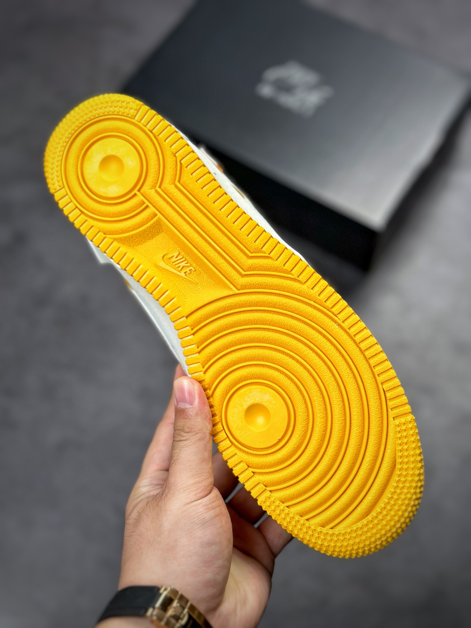 Nike Air Force 1 Low 07 Lemon Yellow Swoosh Sticker FB1839-222