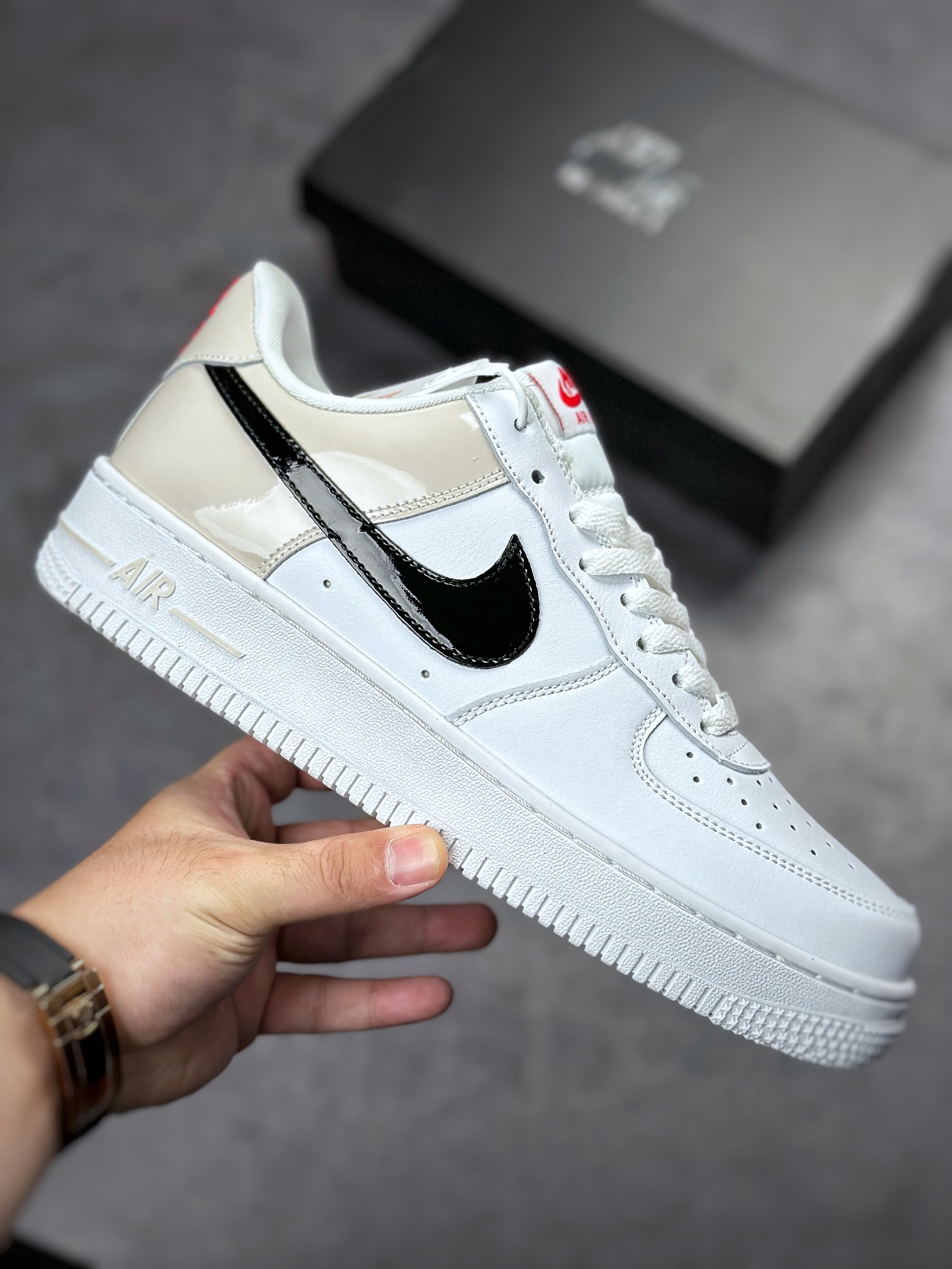 Nike Air Force 1 Low 07 White Gray Black DQ7570-001