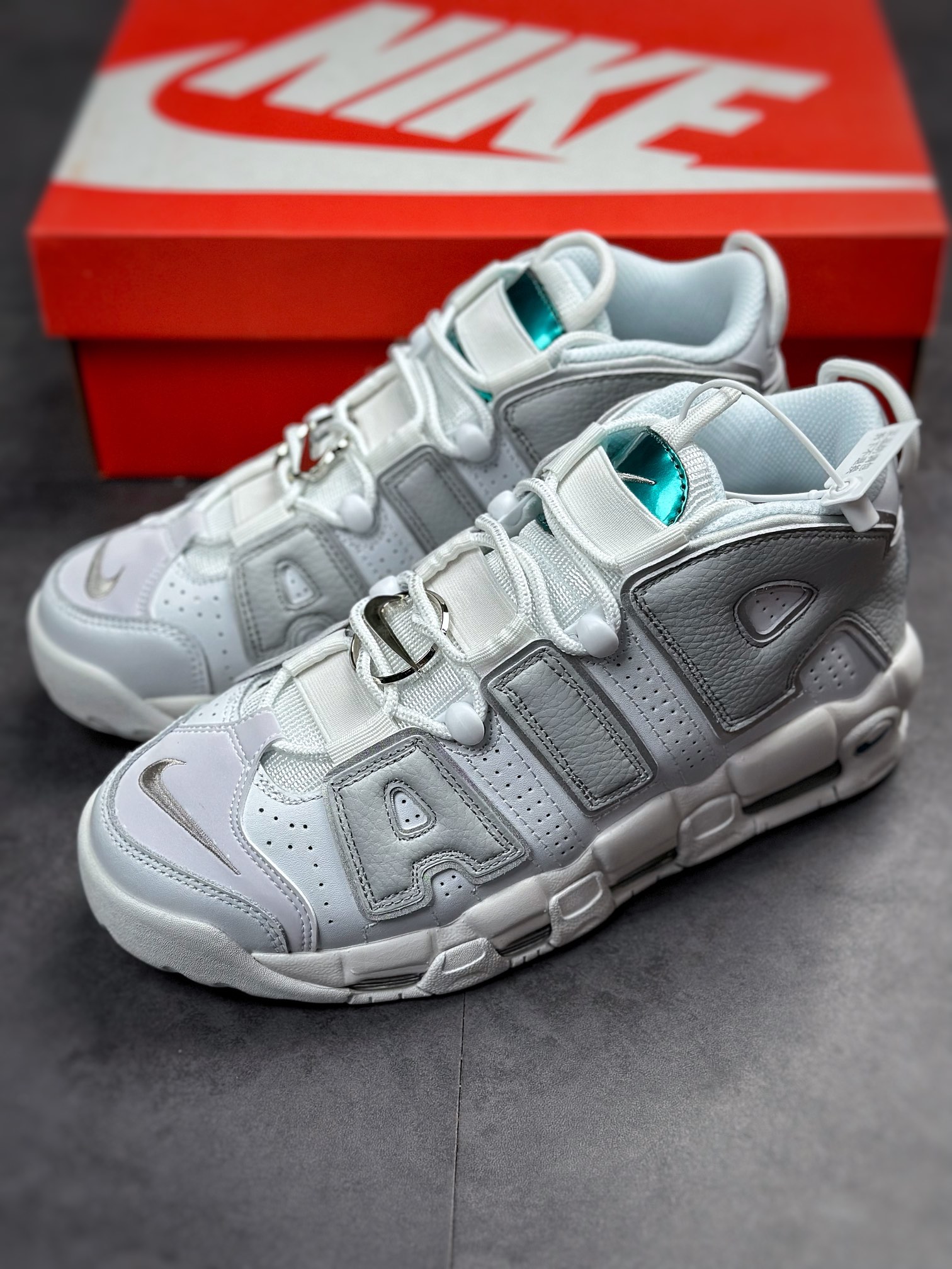 260 Air More Uptempo 纯原灰白蓝 代表着历史最高版本皮蓬 DR7854-100