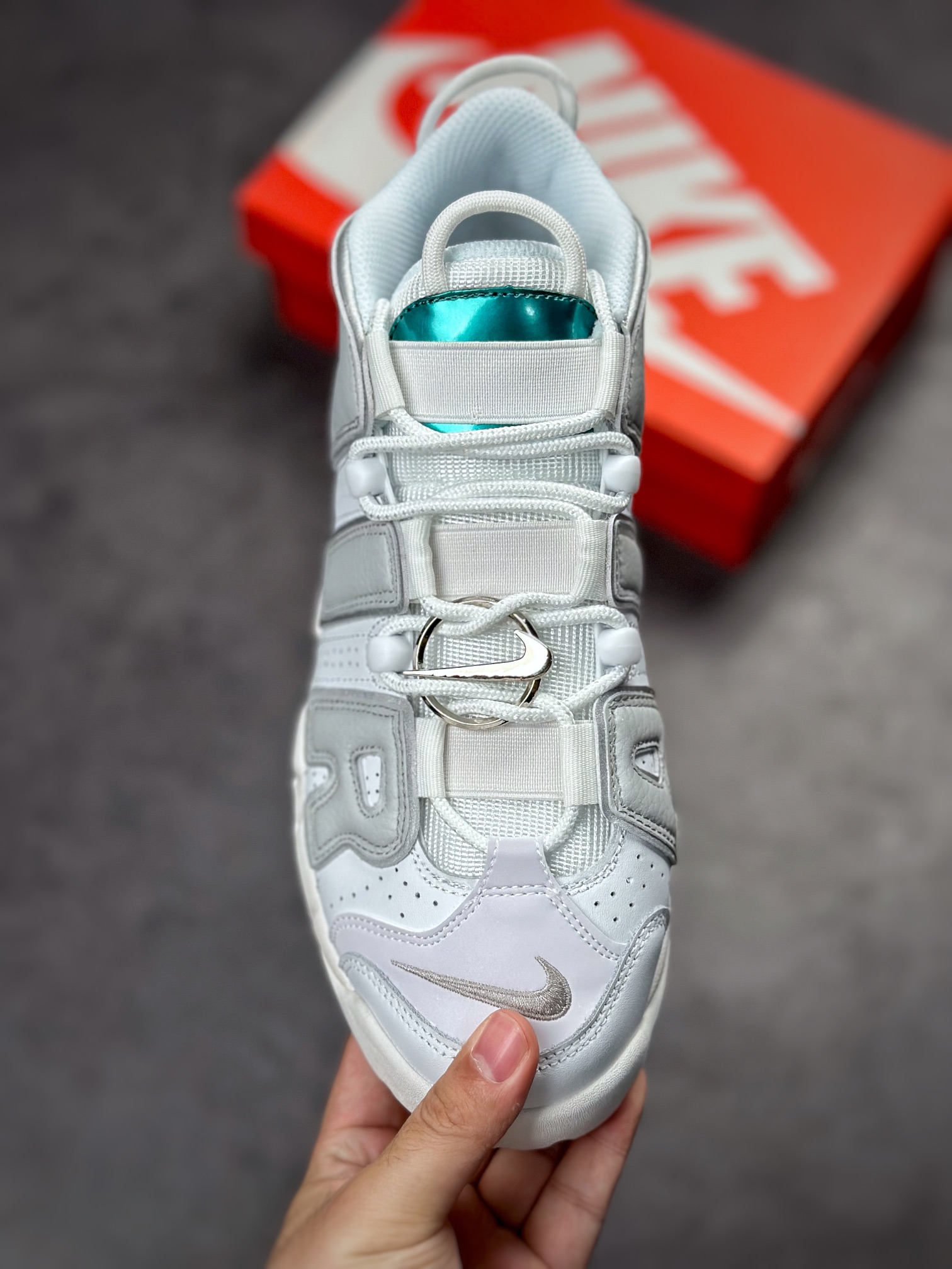 260 Air More Uptempo 纯原灰白蓝 代表着历史最高版本皮蓬 DR7854-100