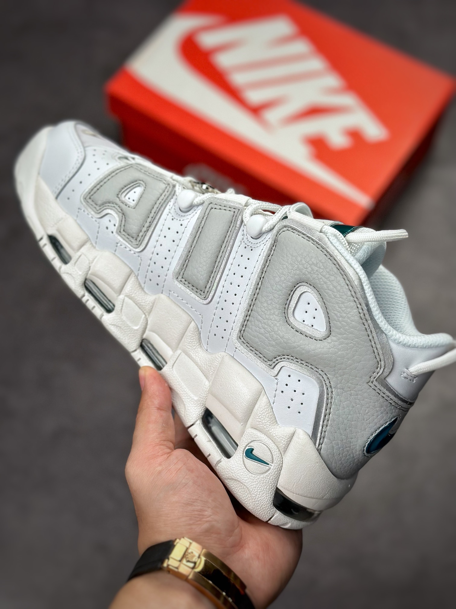 260 Air More Uptempo 纯原灰白蓝 代表着历史最高版本皮蓬 DR7854-100