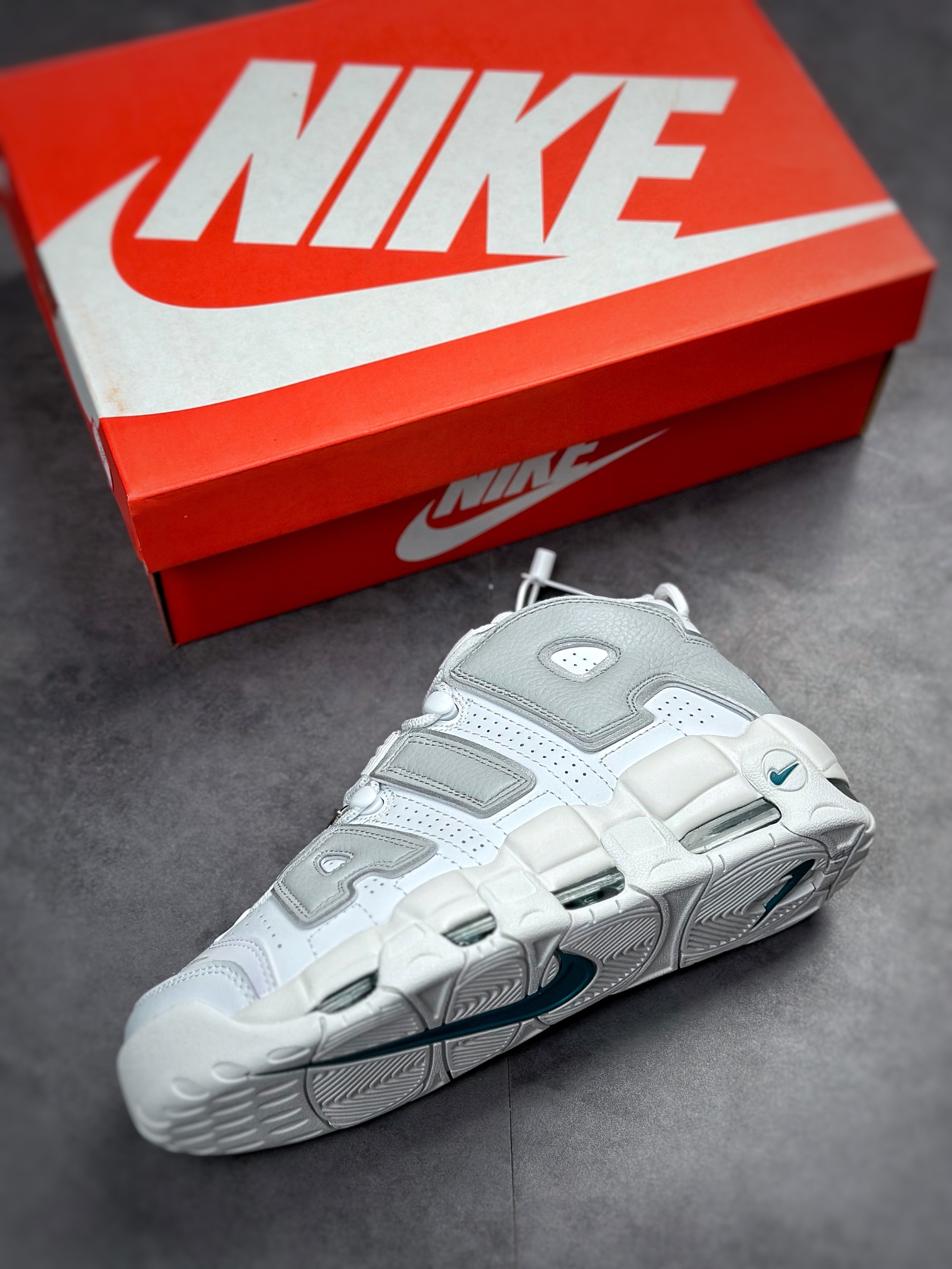 260 Air More Uptempo 纯原灰白蓝 代表着历史最高版本皮蓬 DR7854-100