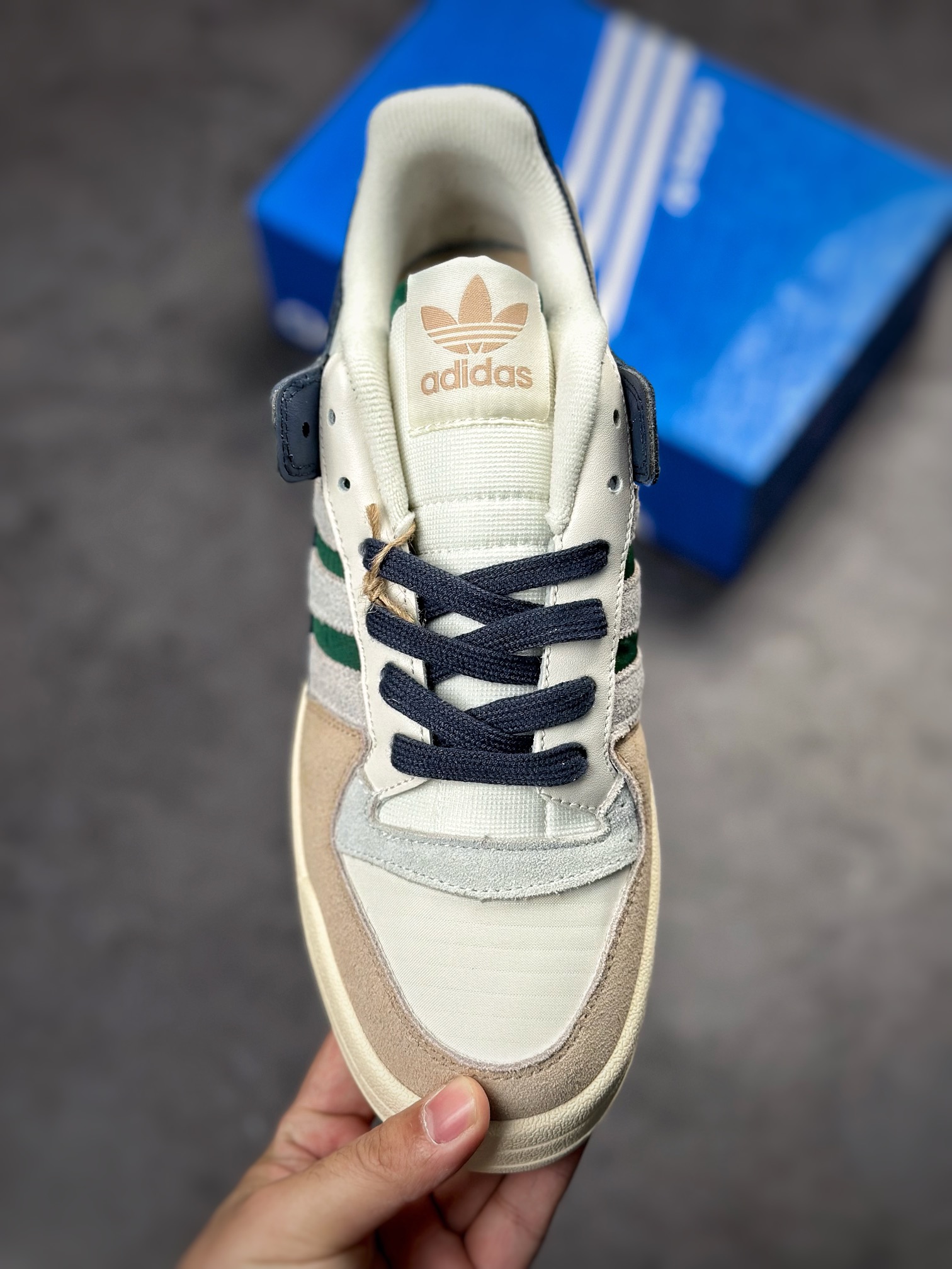 220 海外渠道版 原盒原标 Adidas Forum 84 Low 三叶草低邦  GW4332