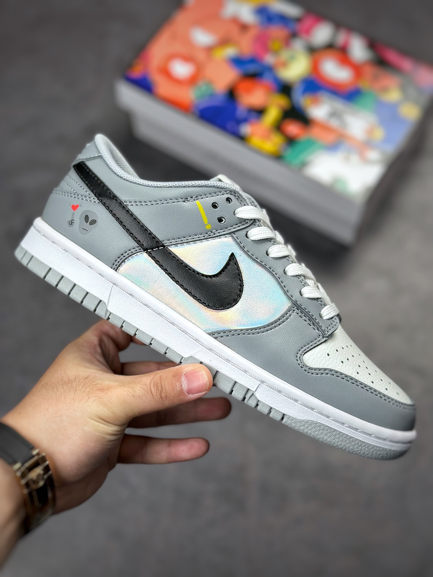 280 Nike Dunk SB Low 定制配色 外星人灰黑 CV0811-020