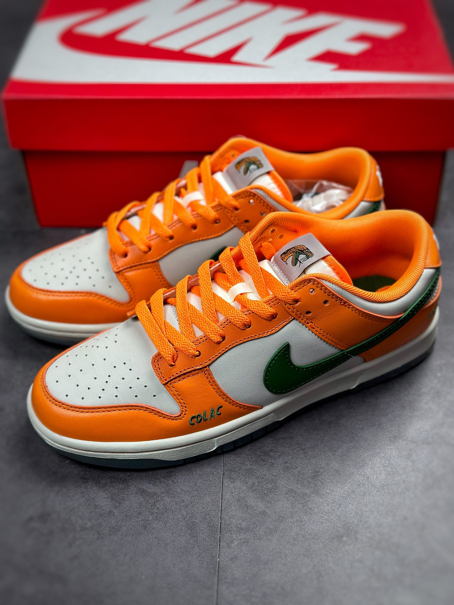 360 Florida A&M x Nike Dunk Low "COLAC" 白绿橙 DR6188-800