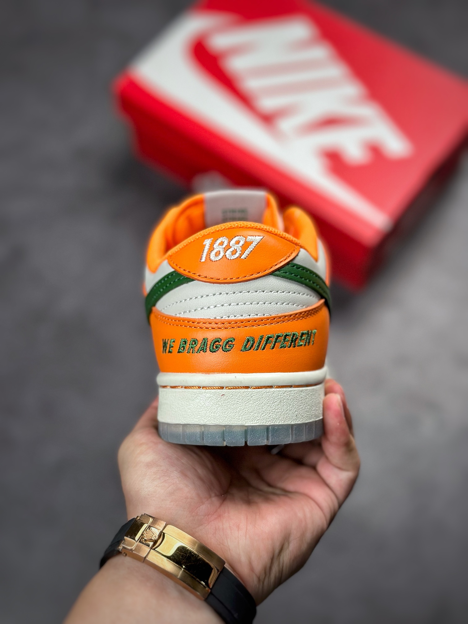 360 Florida A&M x Nike Dunk Low "COLAC" 白绿橙 DR6188-800