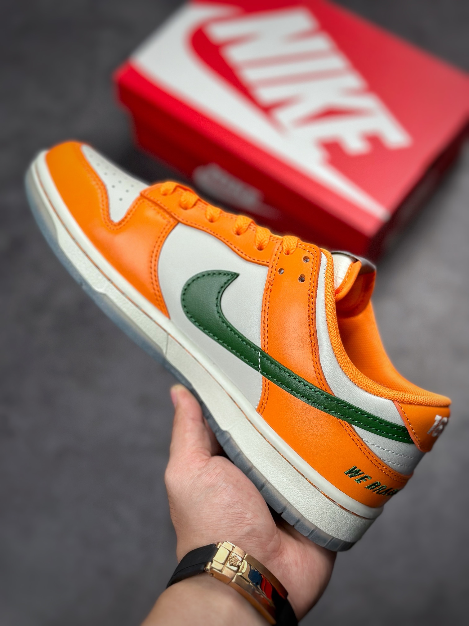 360 Florida A&M x Nike Dunk Low "COLAC" 白绿橙 DR6188-800