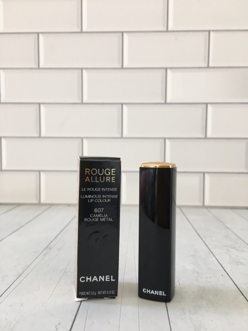 Chanel Rouge Allure 607 Camélia Metal Lipstick - Luminous Intense Lip Color 1 Chanel Rouge Allure 607 Camélia Metal Lipstick - Luminous Intense Lip Color