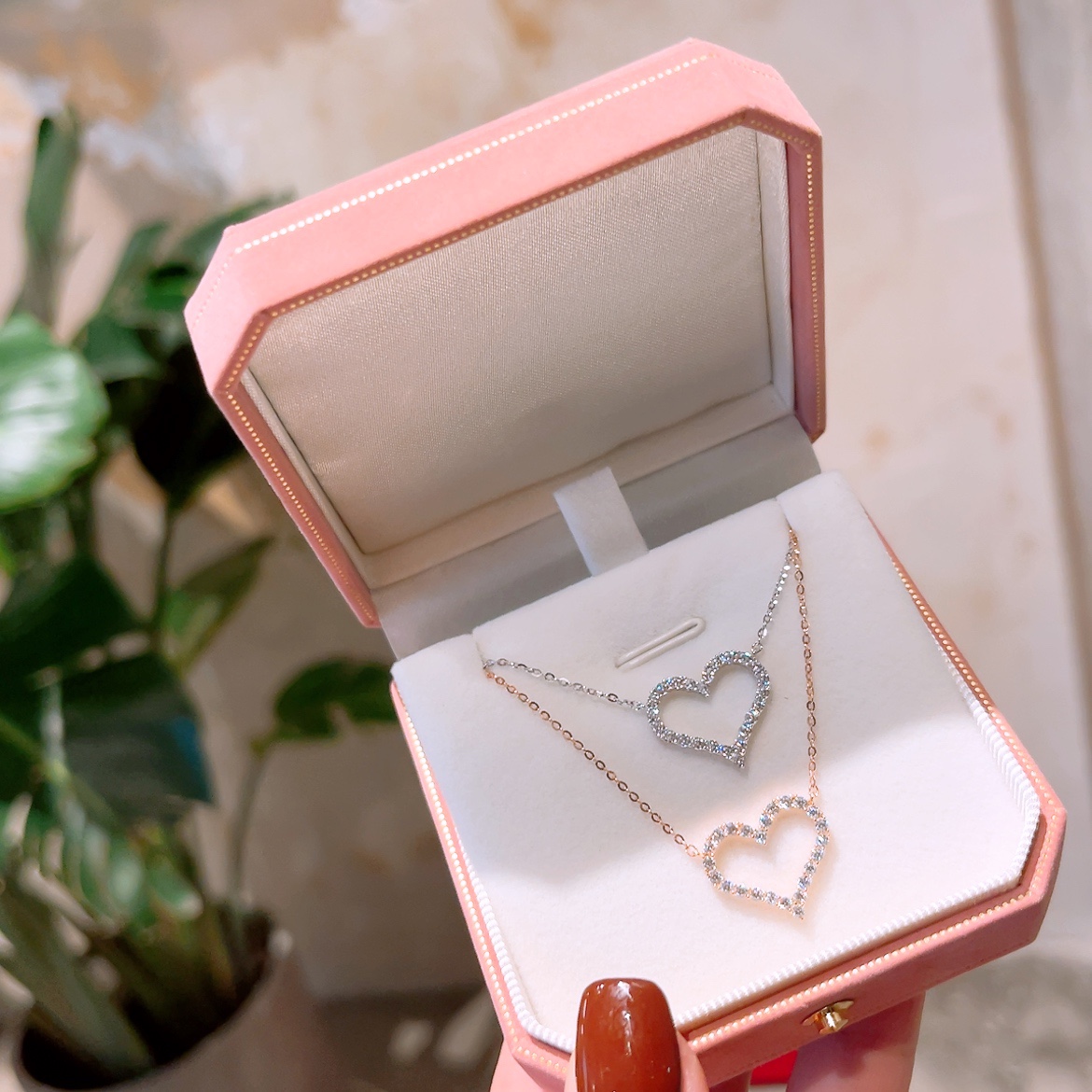 Solid Silver Necklace Ultra Minimal Self-love Silver