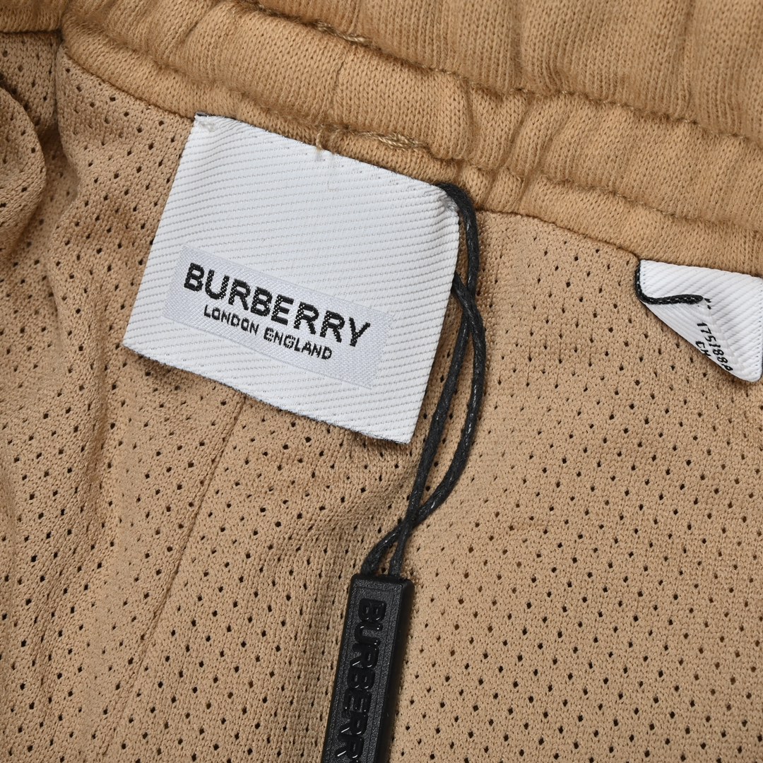 340 Burberry 2023ss TB标识满印颗粒绒长裤