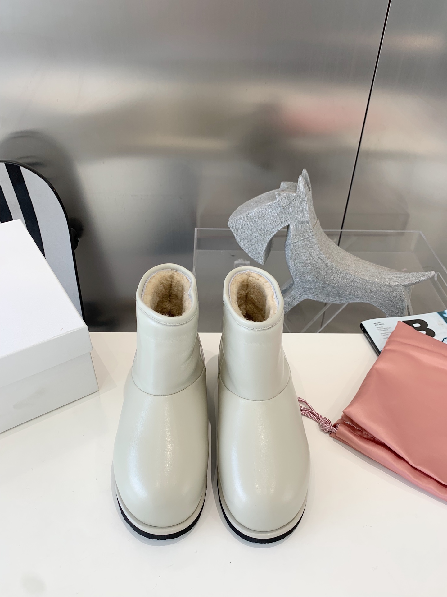 Amina Muaddi Snow Boots: Level 975 Substitute with Exclusive Power